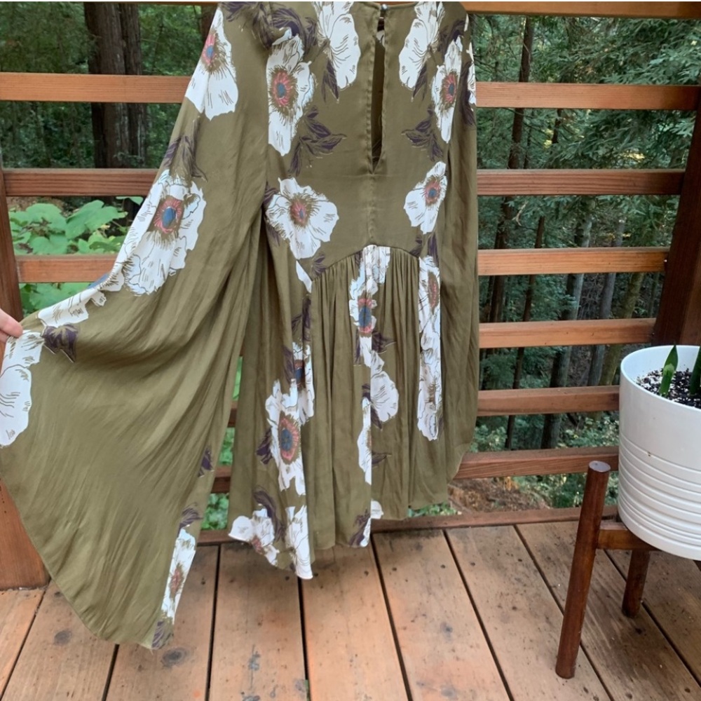 Floral Olive Green dress and tunic
